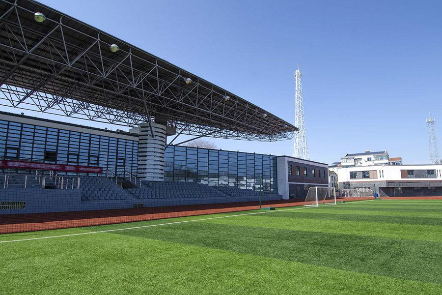 淮安体育场看台网架工程